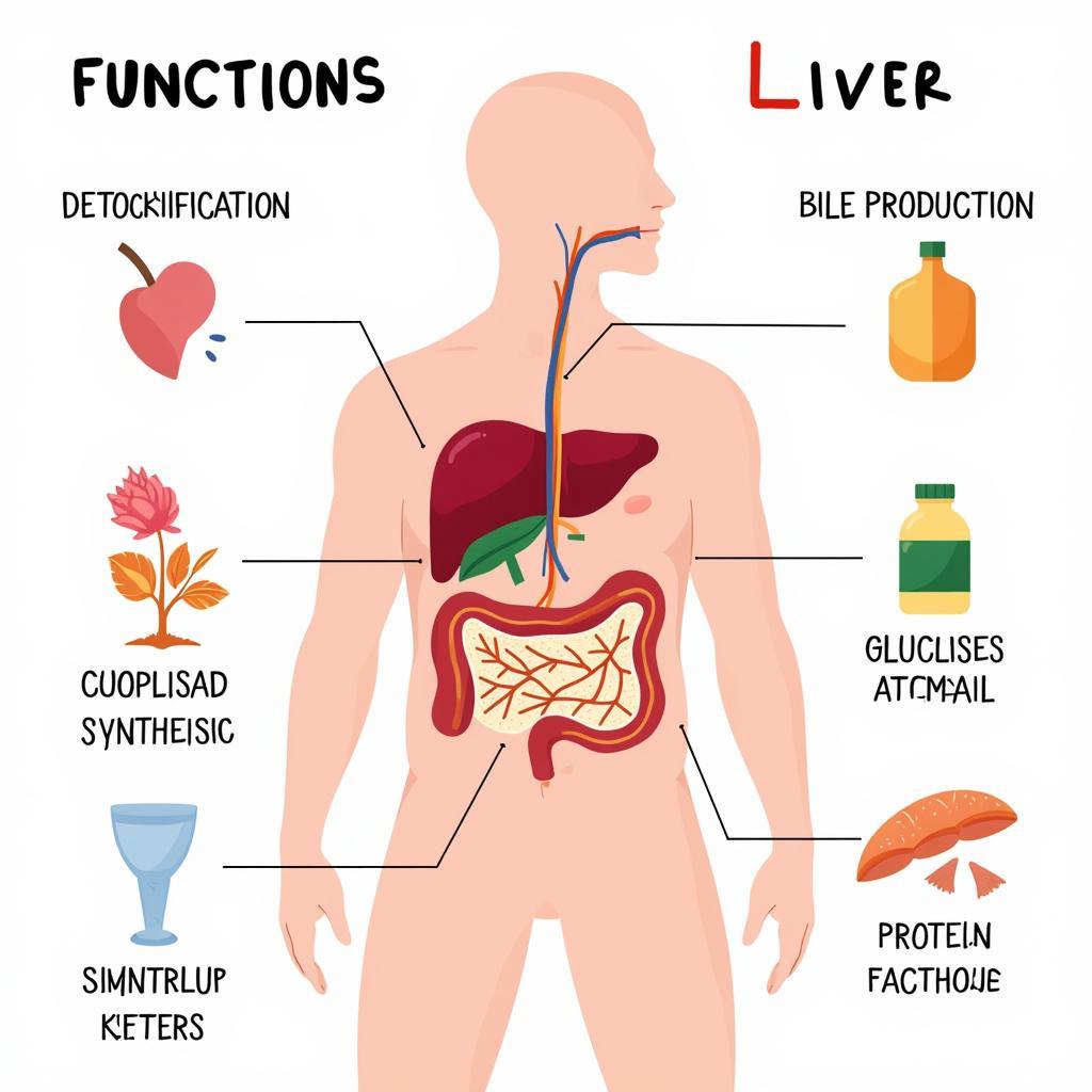 Infographic of Liver Functions