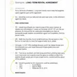 Example of a Long-Term Truck Rental Agreement