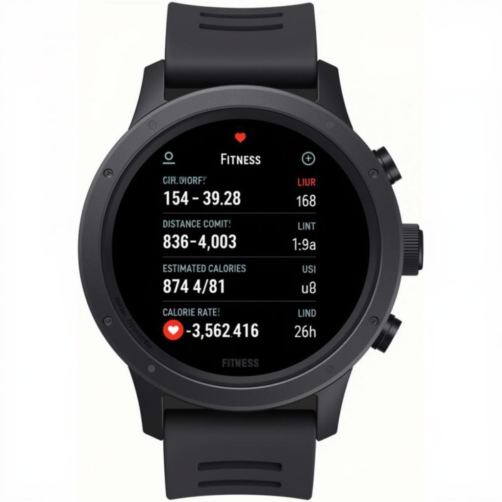 M4 Smartwatch Fitness Tracking: Monitor your steps, distance, calories burned, and heart rate.