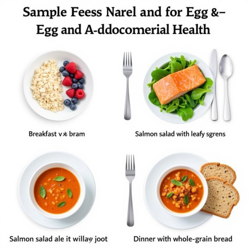 Example Meal Plan for Egg and Endometrial Health