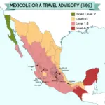 Mexico Travel Advisory Map