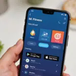 Downloading the Mi Fitness app