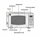 Diagram of Microwave Parts