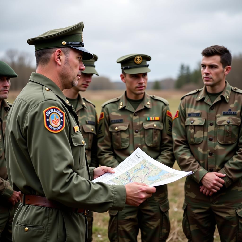 Military Political Officer in the Field