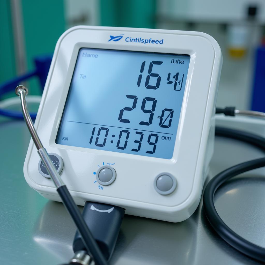 Modern Blood Pressure Monitoring Equipment at a Clinic in Ho Chi Minh City