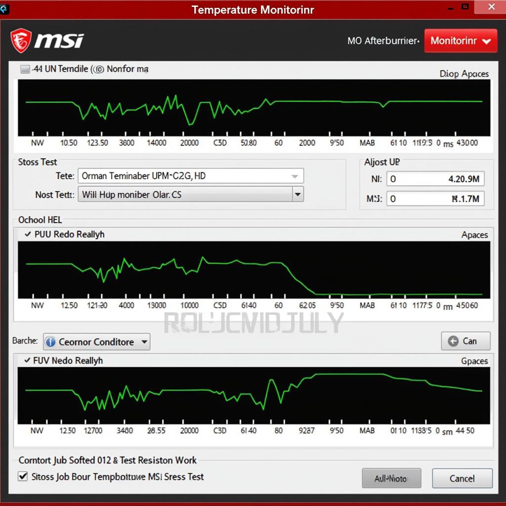 Monitoring GPU Temperature during Overclocking