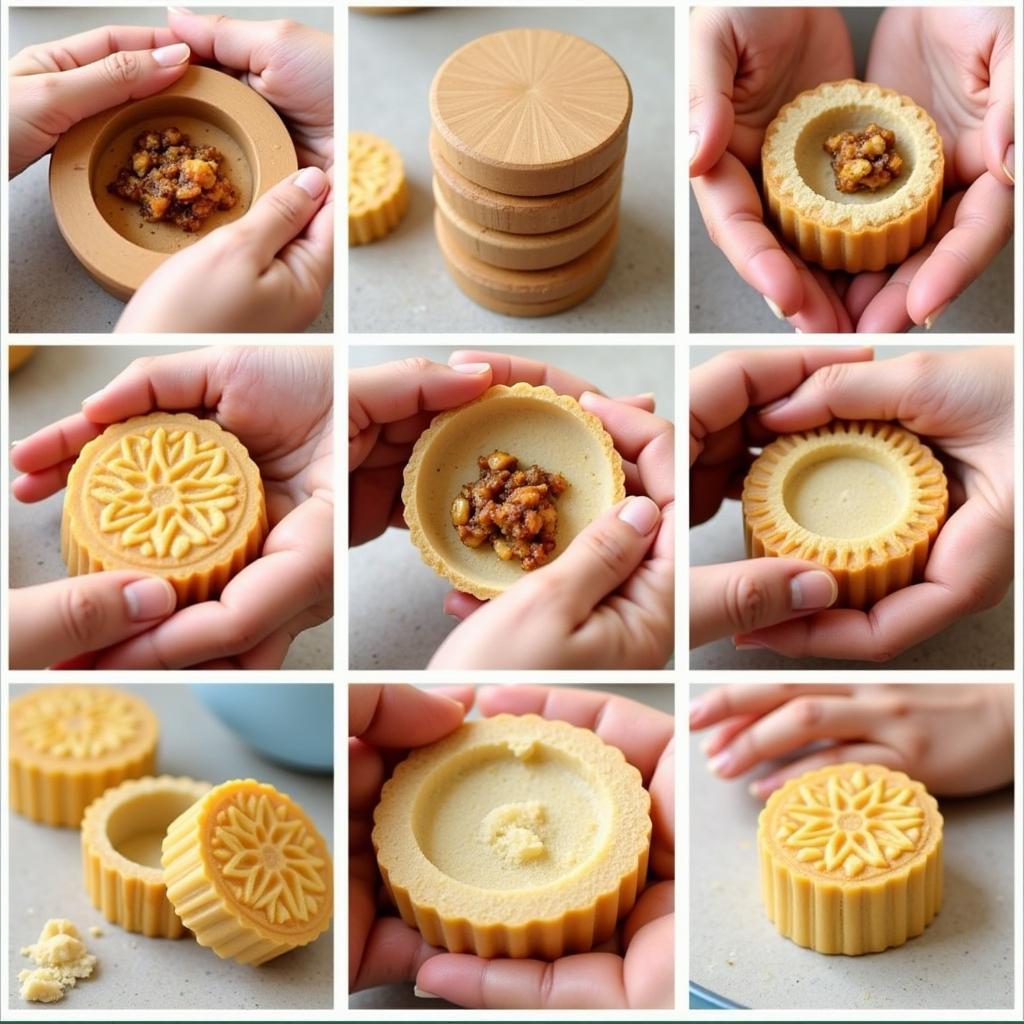 Mooncake Molding Process