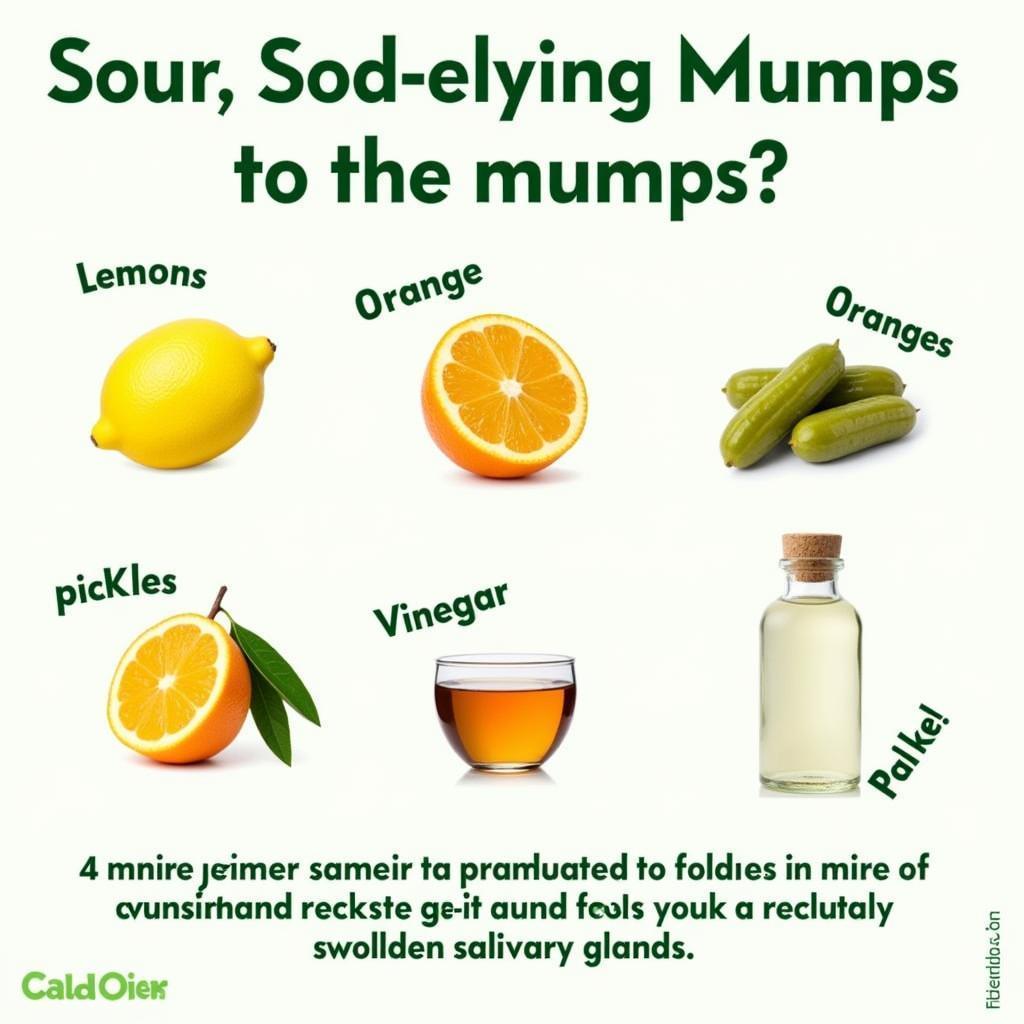 Avoid Sour Foods with Mumps