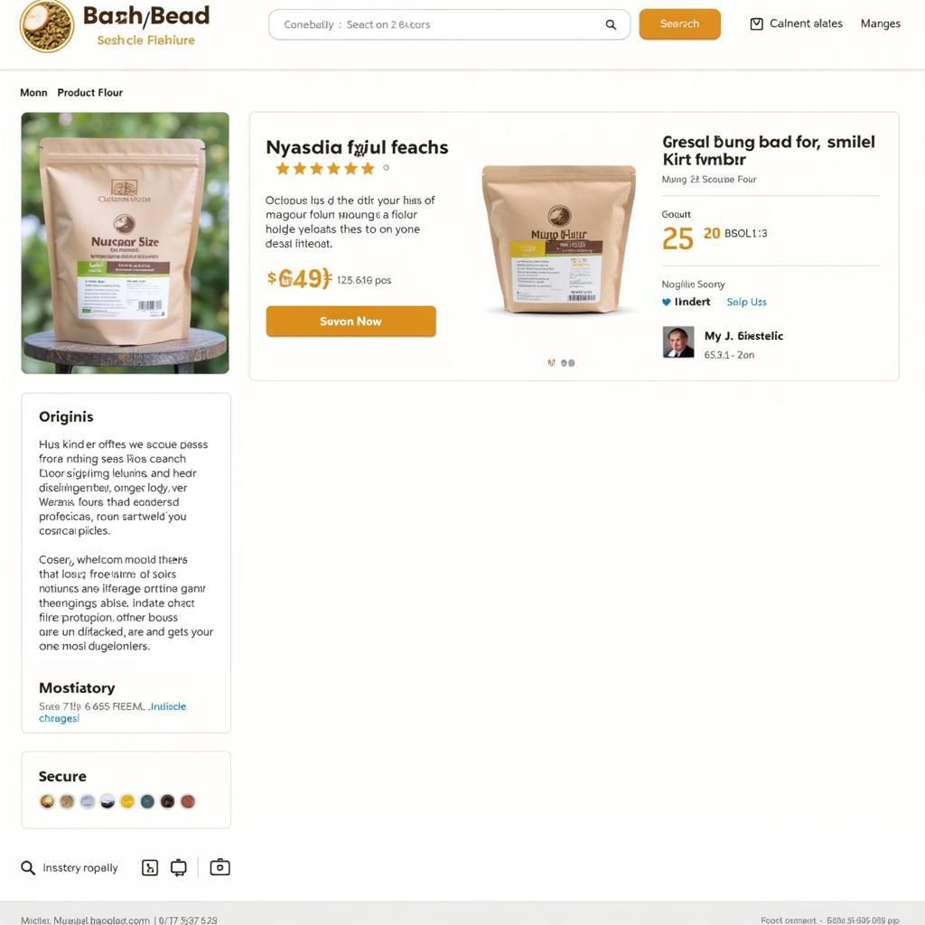 Online Retailers Pure Mung Bean Flour