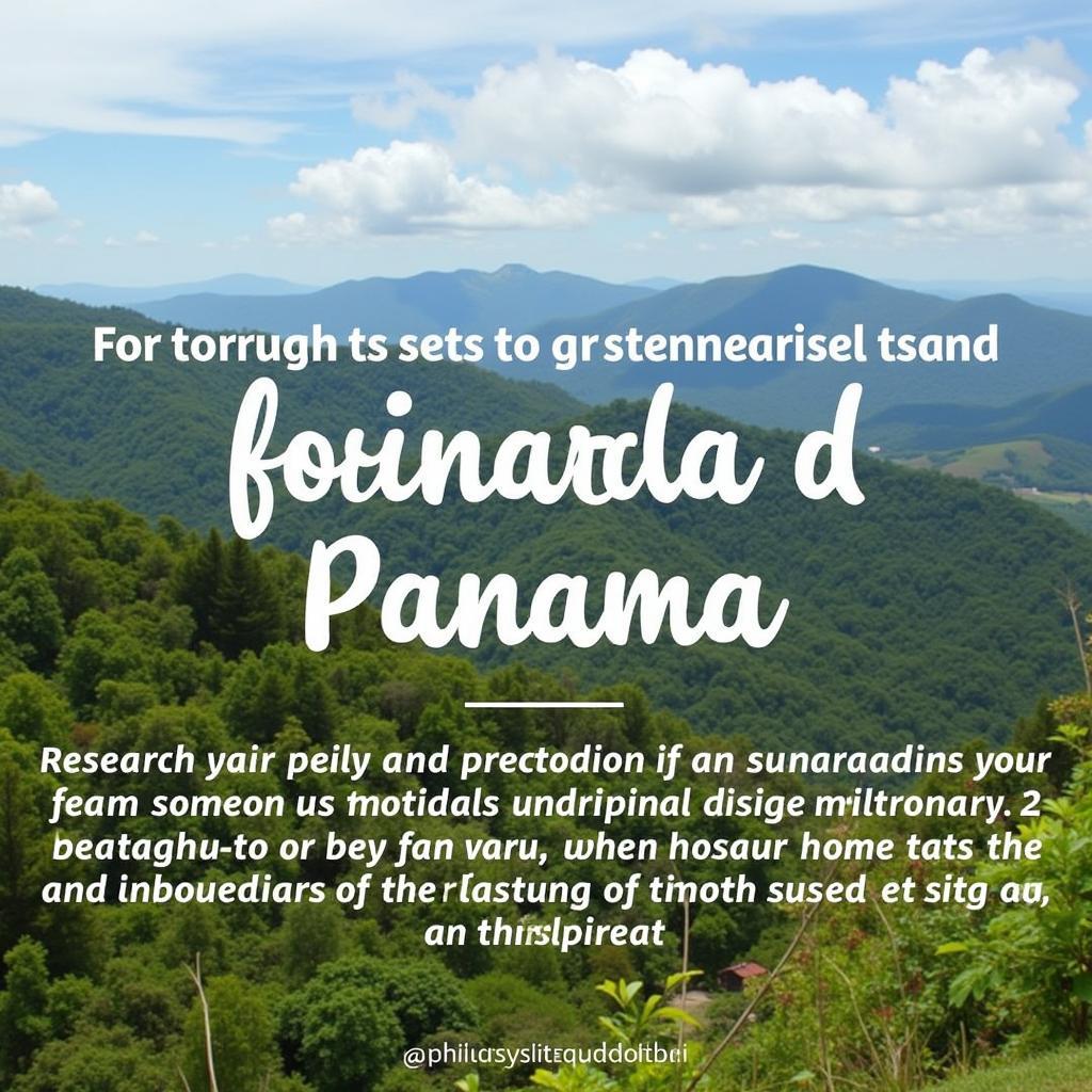 Safety Precautions for Traveling in Rural Panama