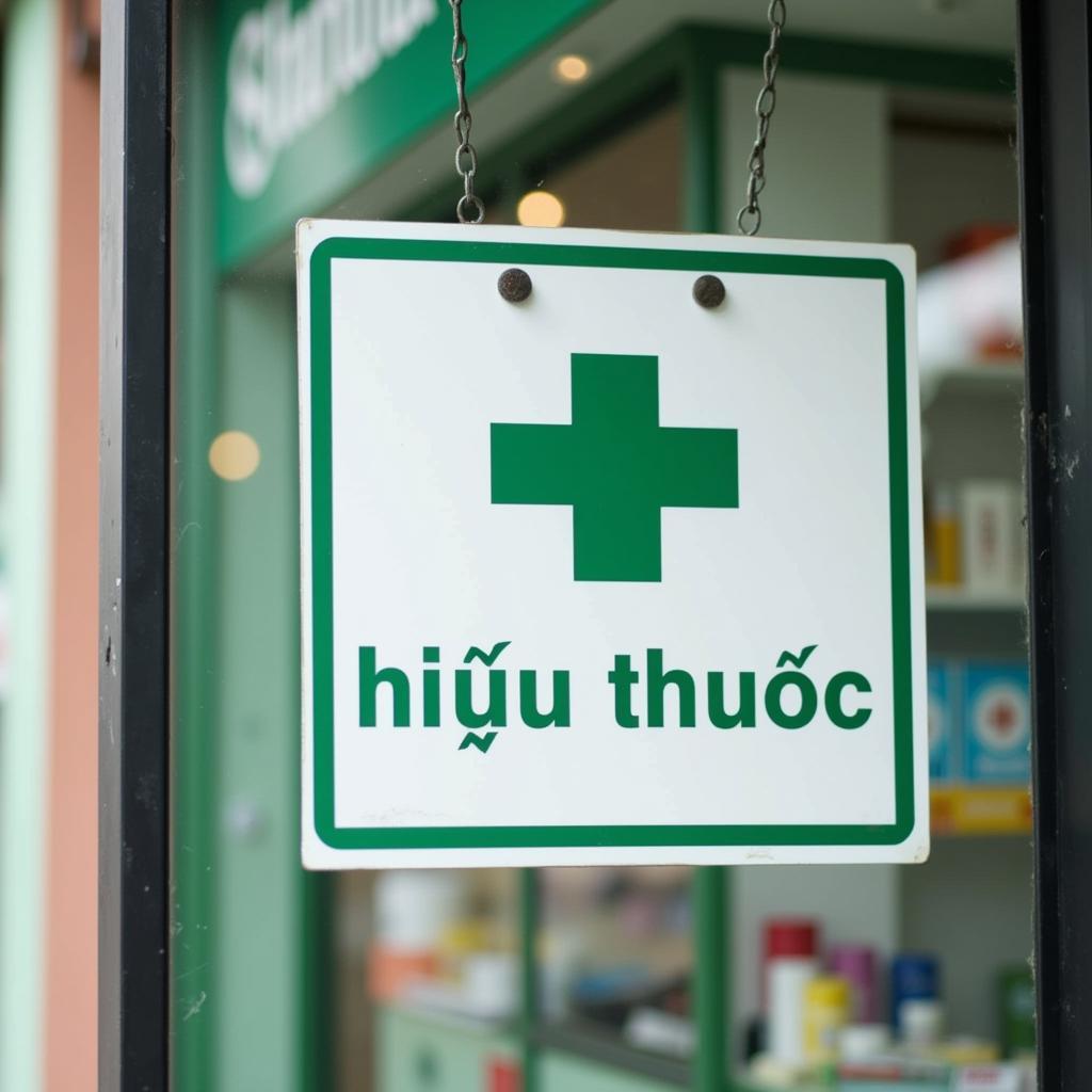 Pharmacy Signage in Ho Chi Minh City