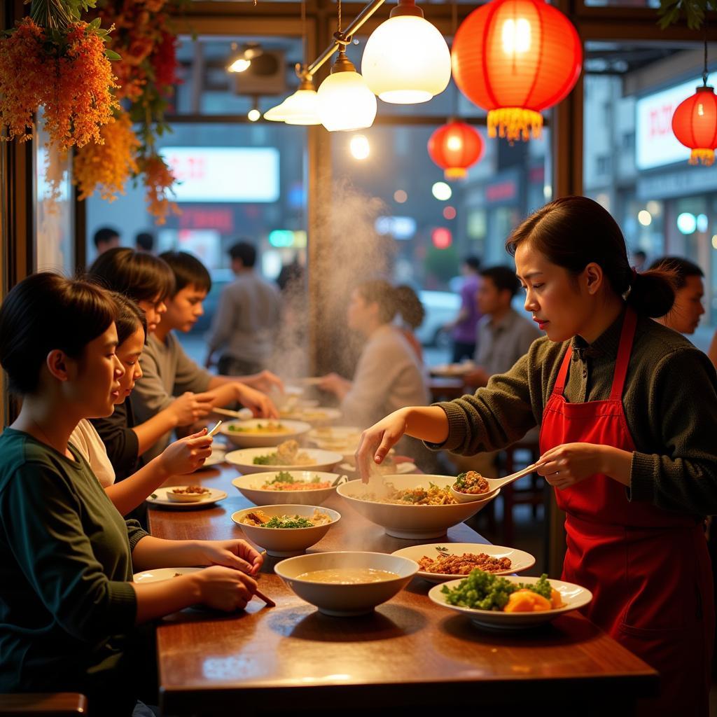 Phở Chửi at Bát Đàn Restaurant in Hanoi