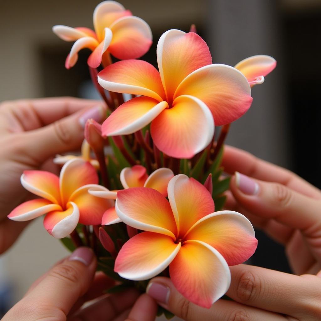 Plumeria in cultural ceremonies