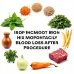 Iron-rich foods for post-D&C recovery