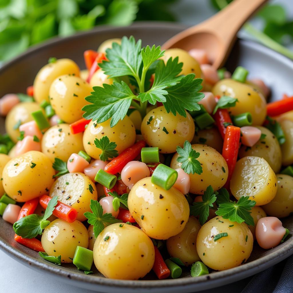 Refreshing Potato Salad with Vietnamese Herbs