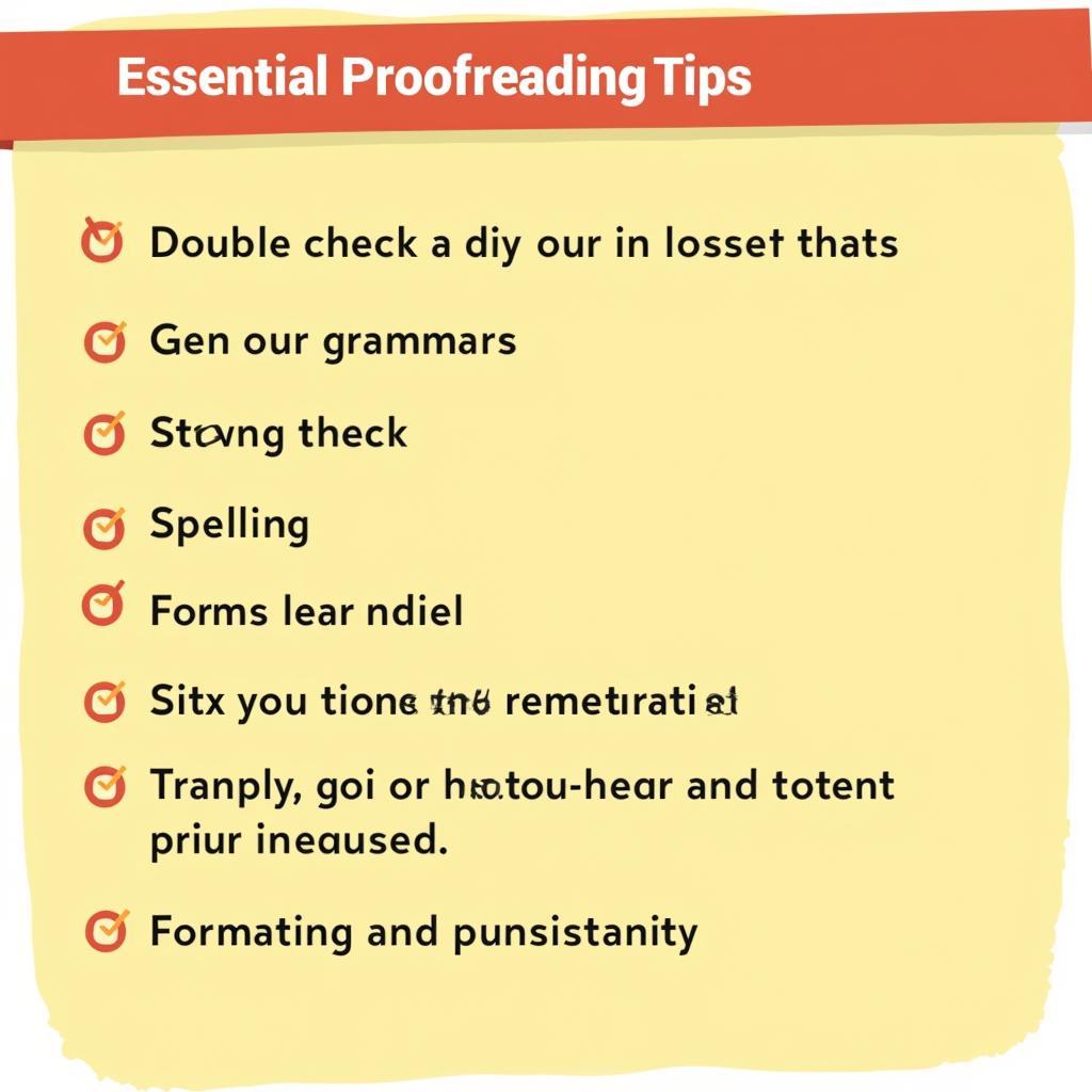 Tips for Proofreading Your CV