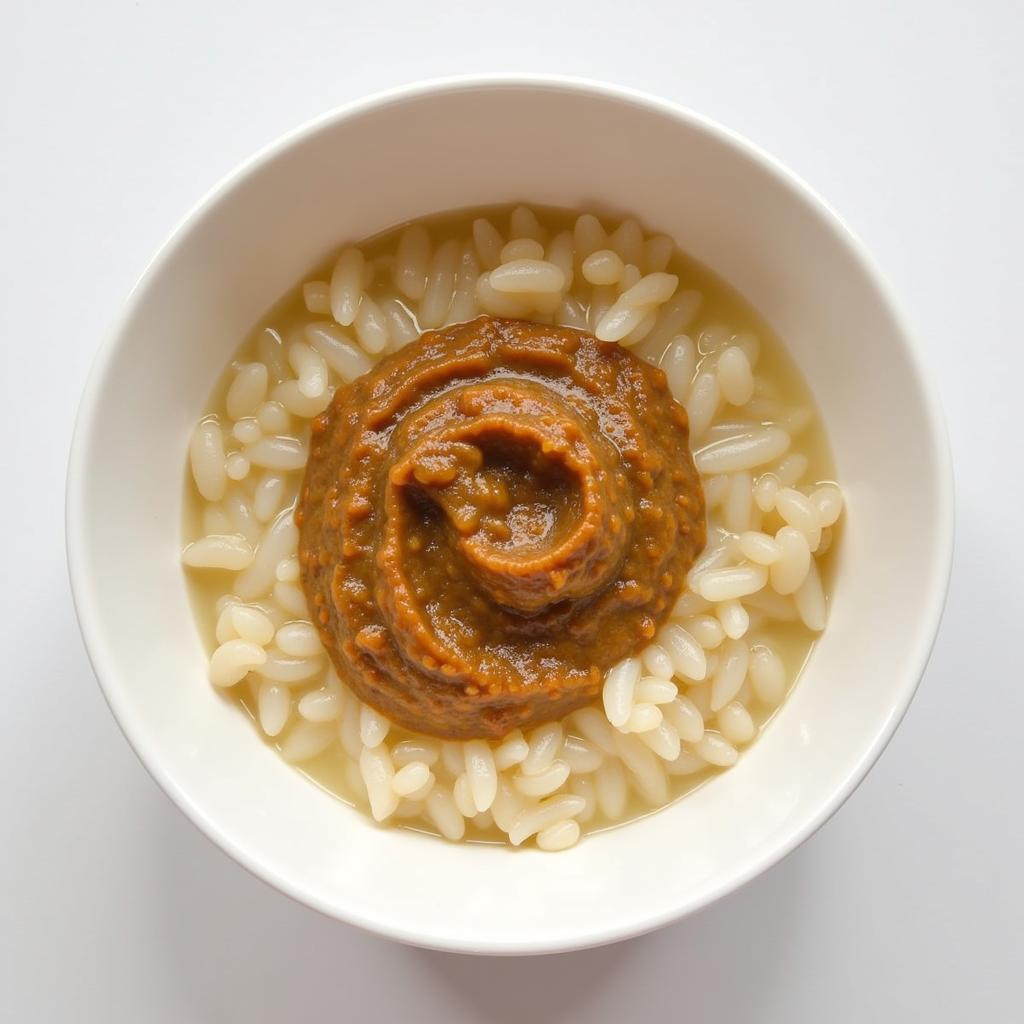 Protein-rich porridge for a 7-month-old baby