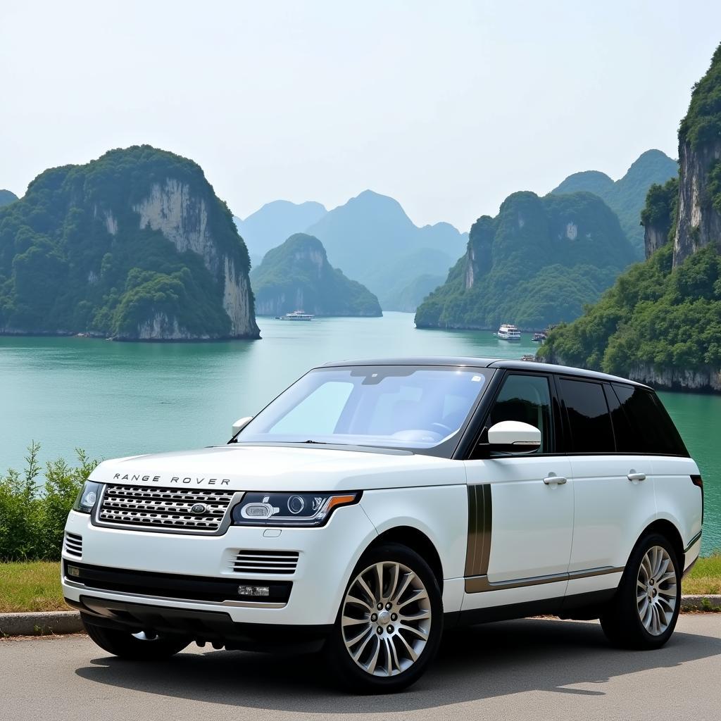 Range Rover near Halong Bay