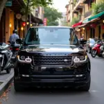 Range Rover on a Hanoi street