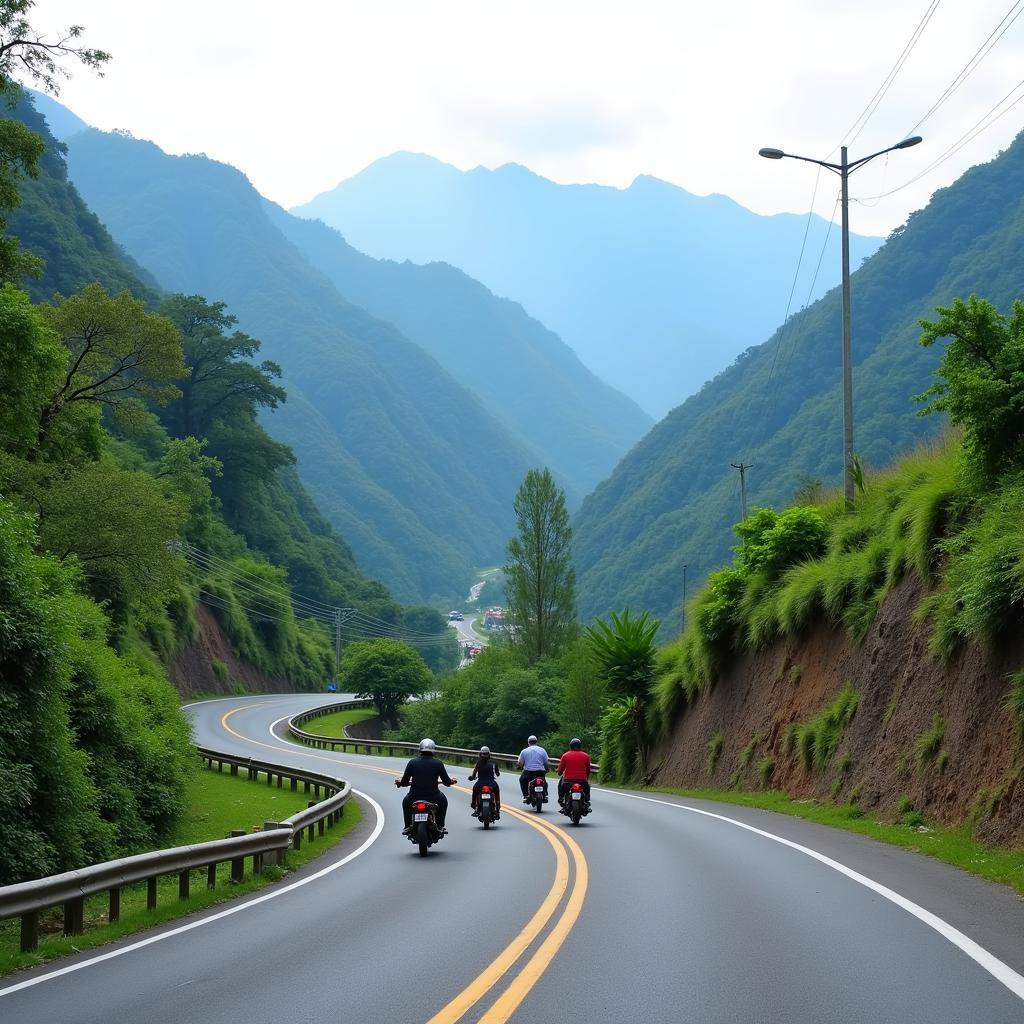 Reaching Heaven's Gate Sapa by Motorbike