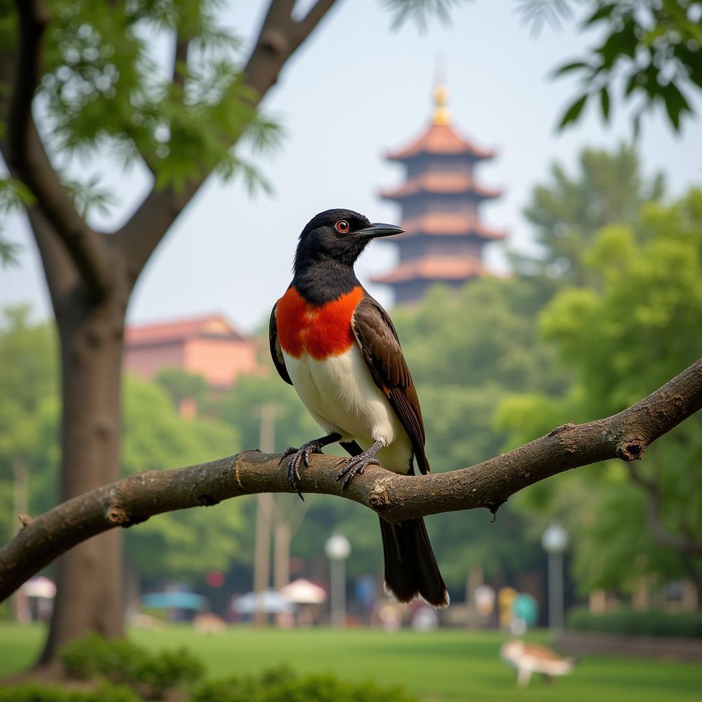 Red-Whiskered Bulbul in Hanoi