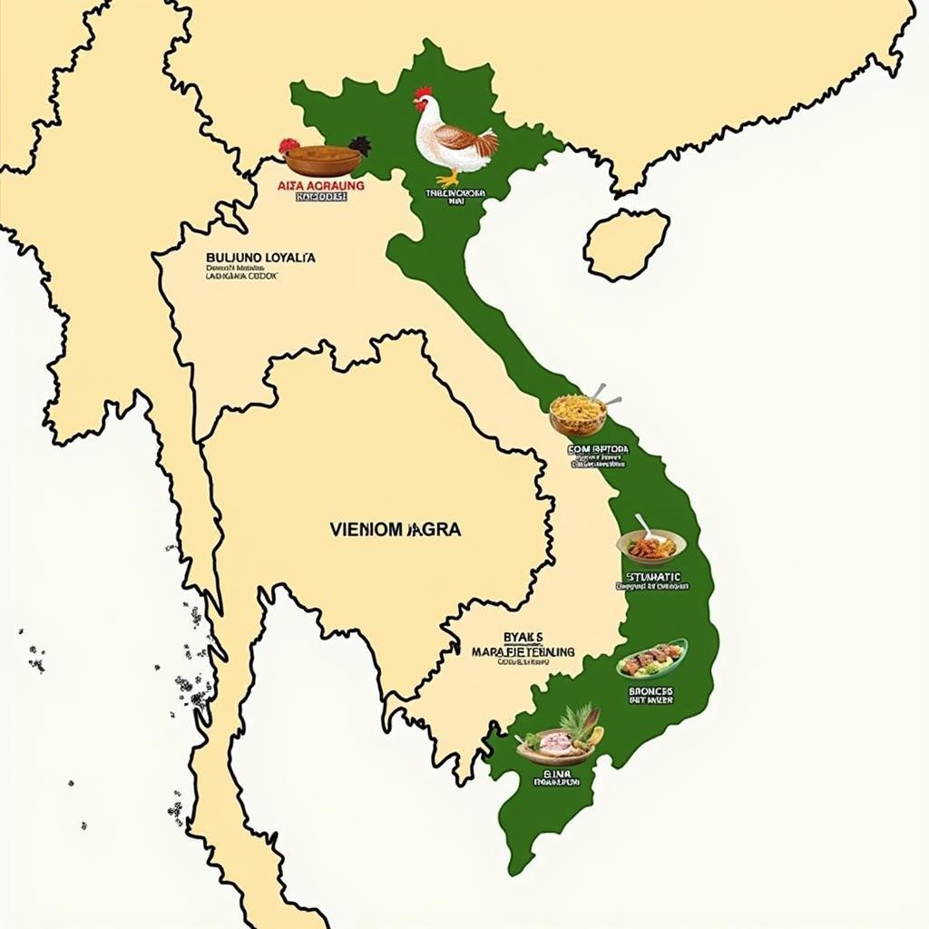 Regional Differences in Vietnamese Food Pairings