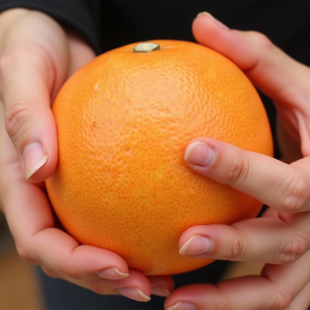 Selecting a Ripe Nam Roi Grapefruit