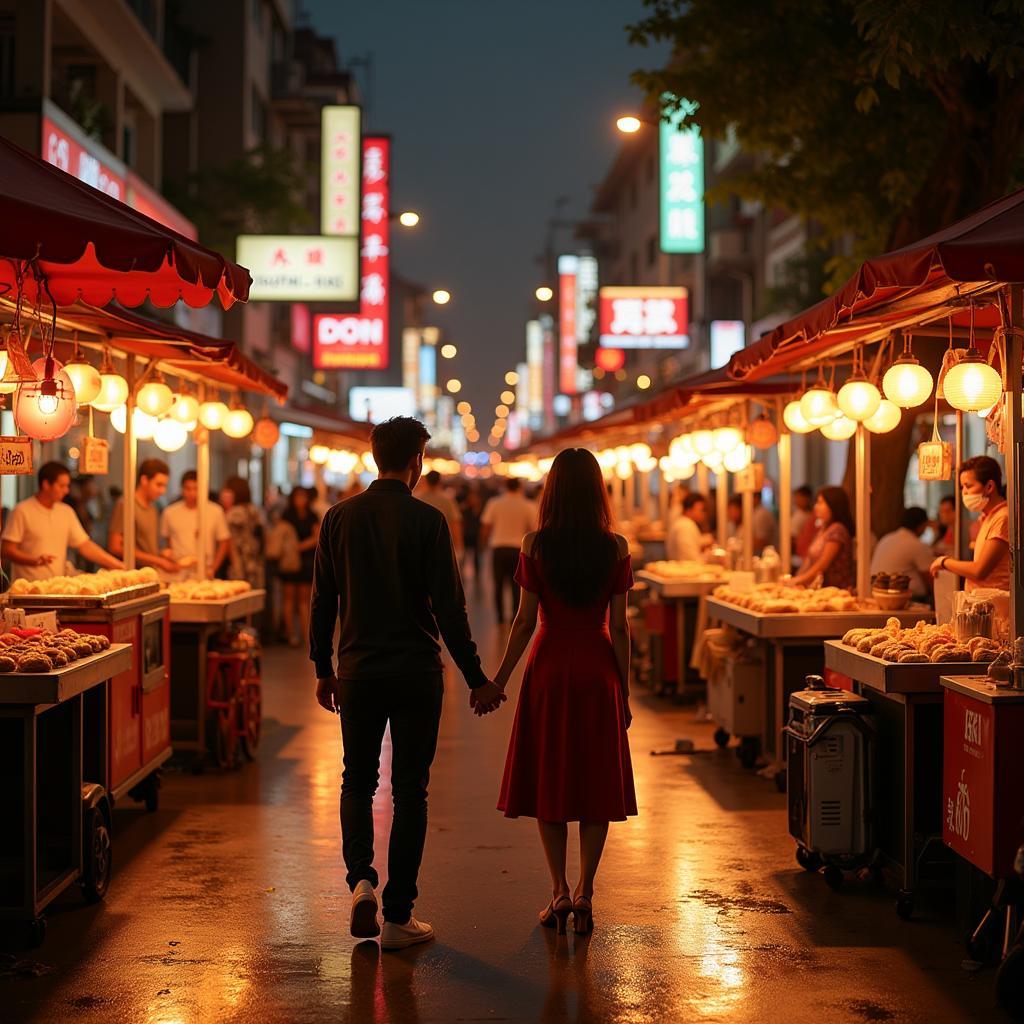 Romantic Hanoi Street Food Scene