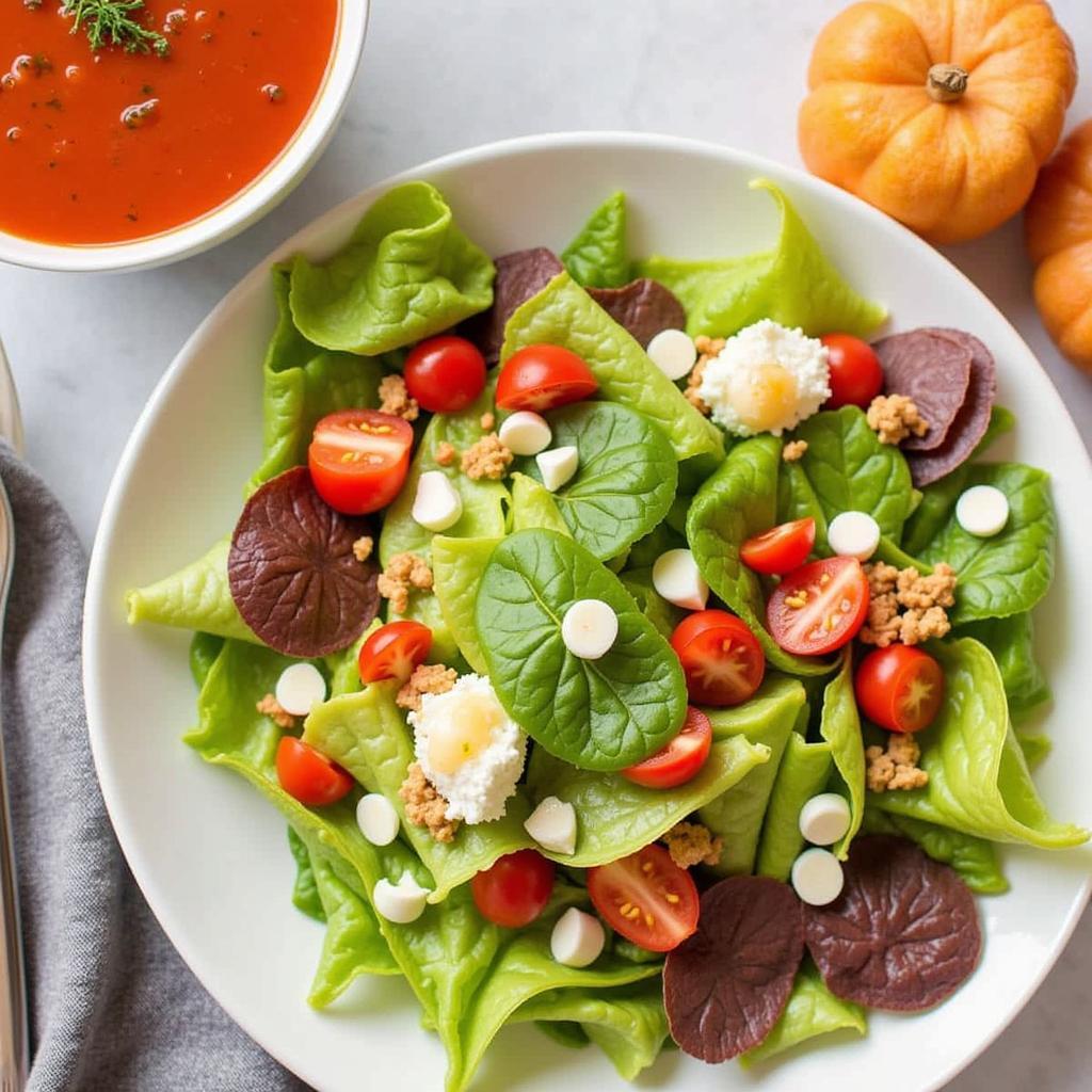 Salad and Soup Pairing for Lunch