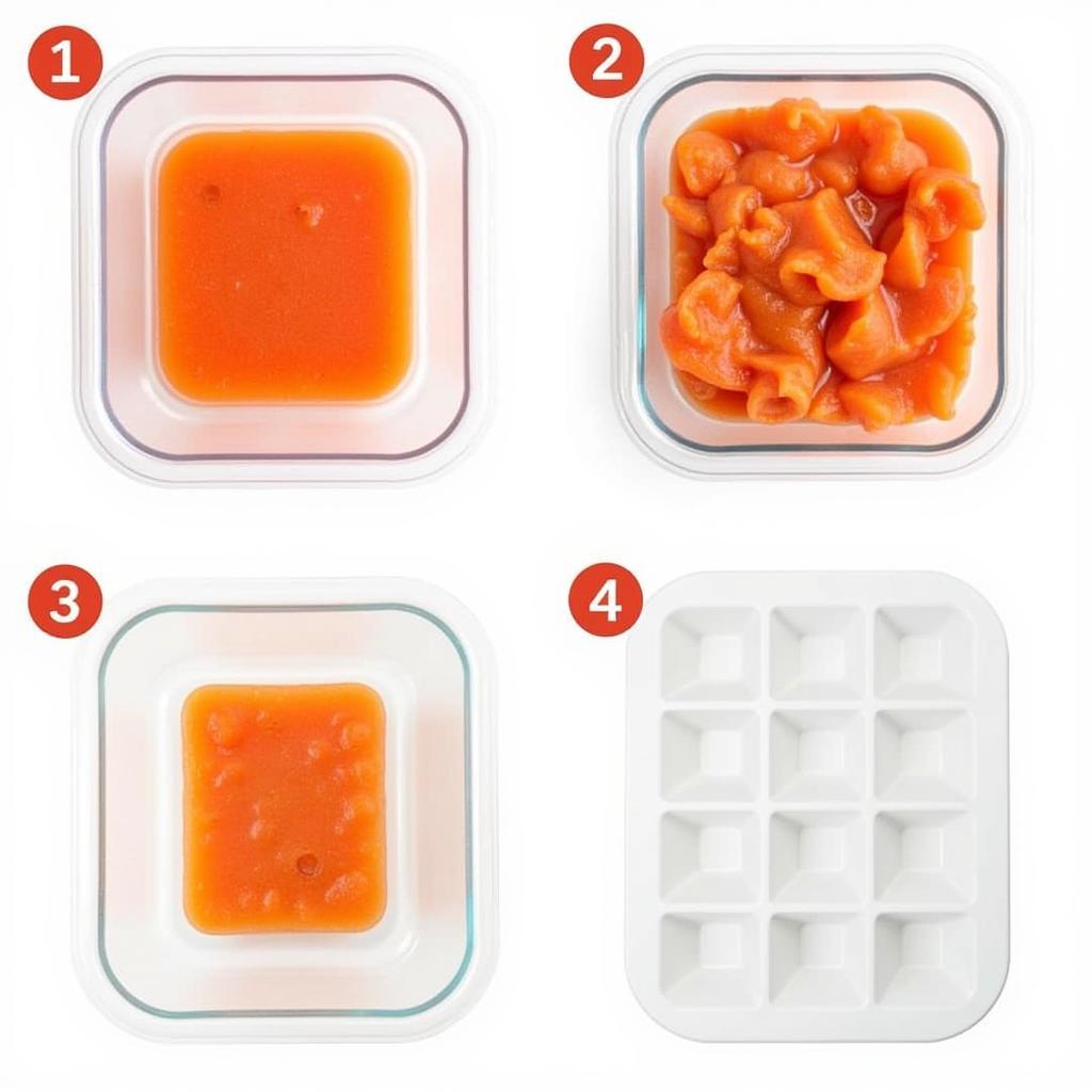 Salmon Baby Food Storage