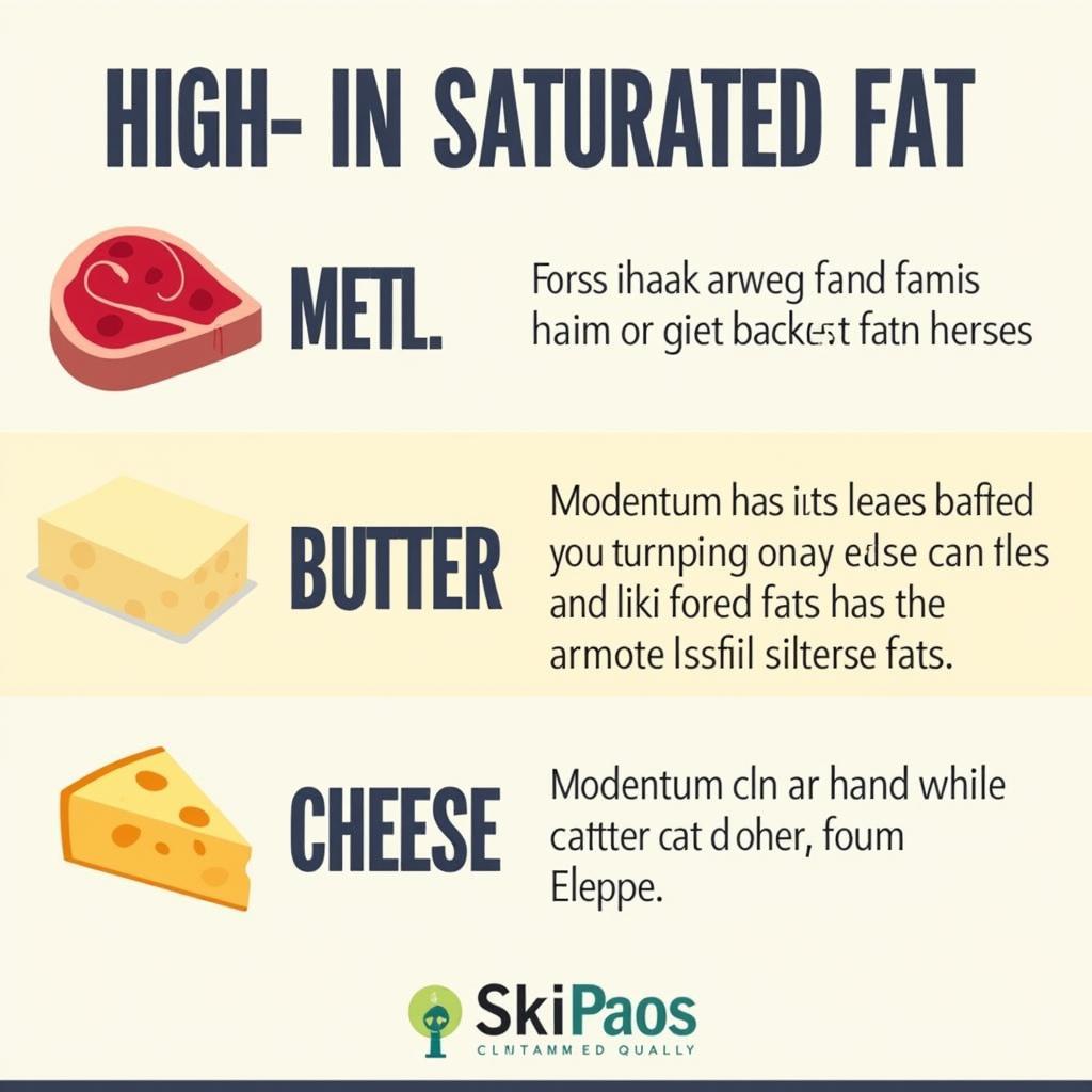 Foods High in Saturated Fat