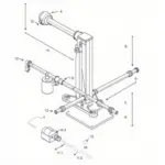 Servo Delta Robot Components Diagram