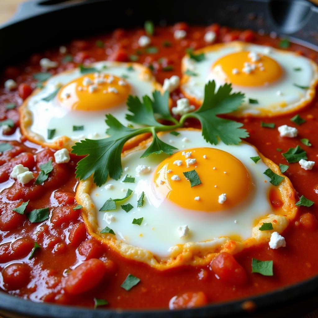 Shakshuka in Cast Iron Skillet