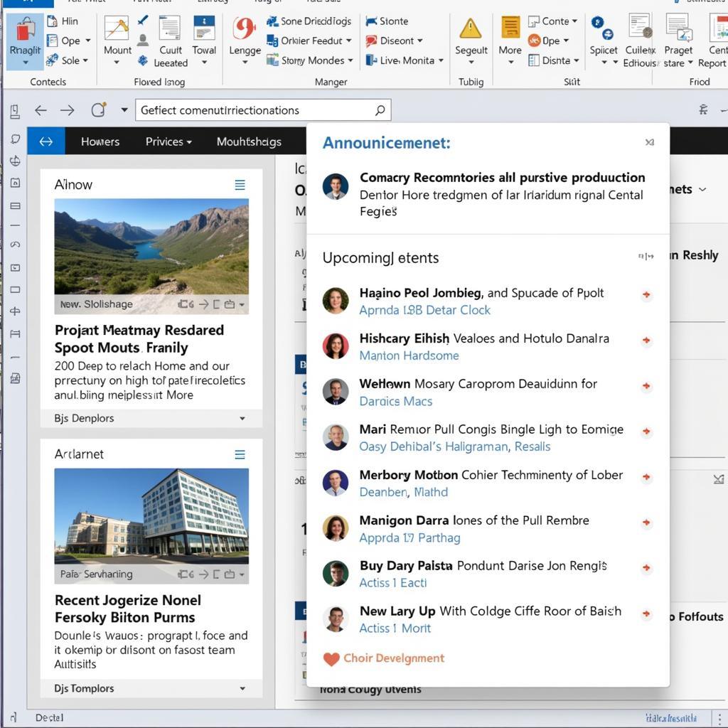 SharePoint Communication Features