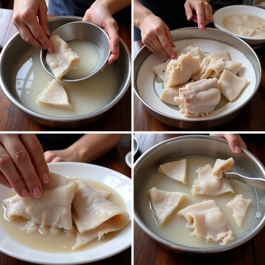 Shark Fin Soup Preparation