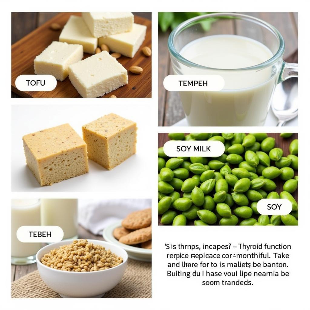 Various Soy Products and their Impact on Thyroid