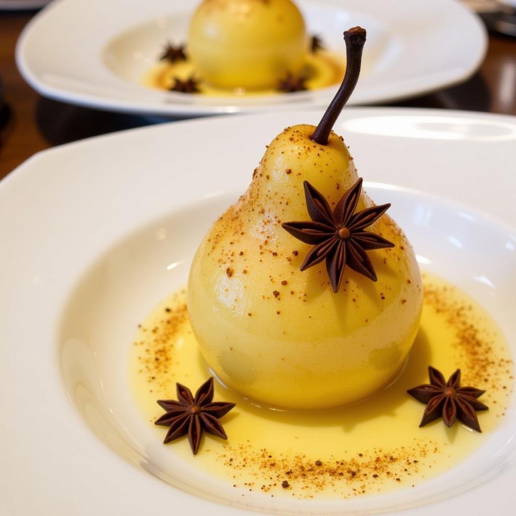 Star Anise and Cloves in Dessert