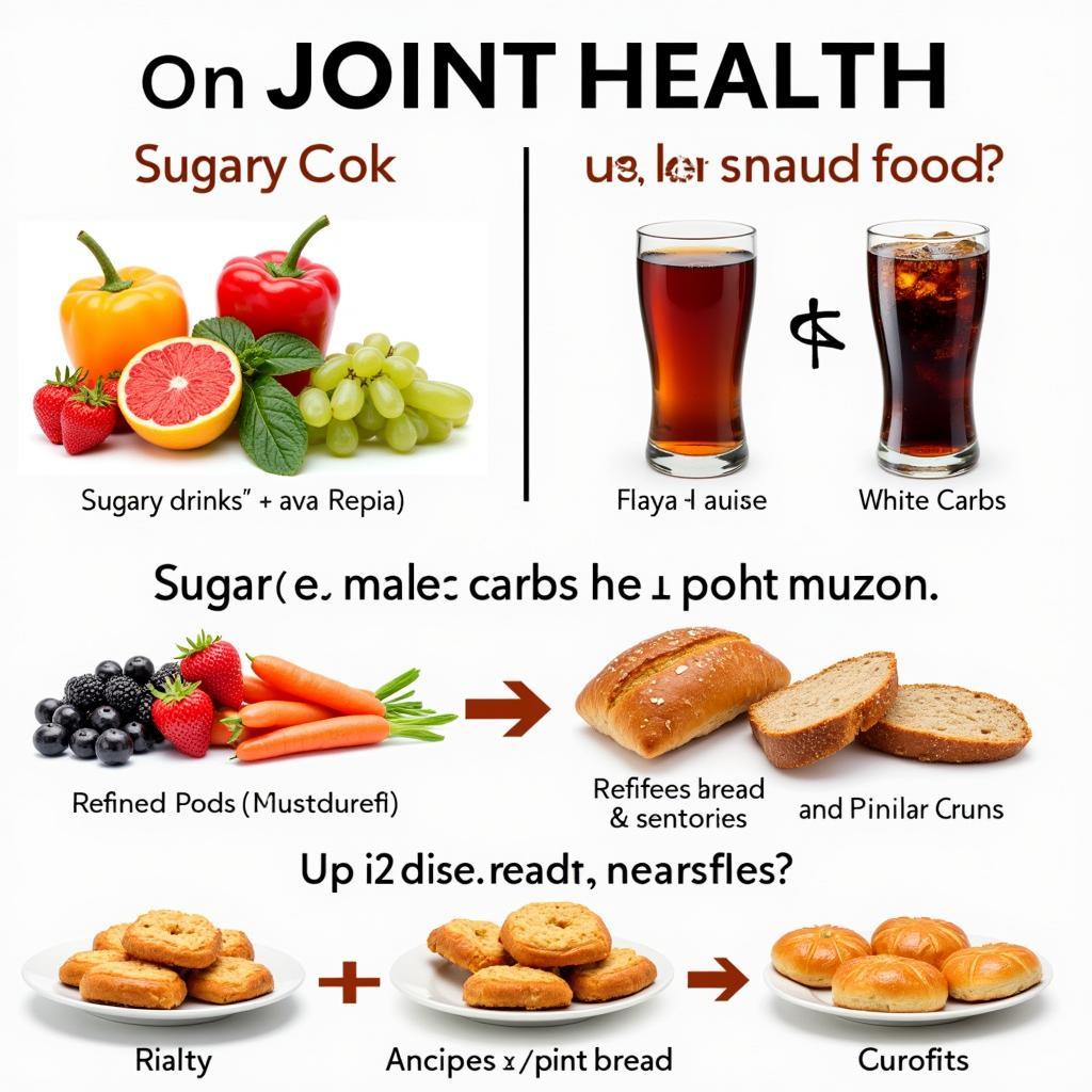 Sugary drinks and refined carbohydrates impact on arthritis