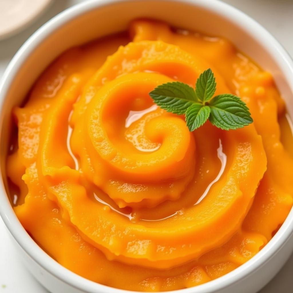 Sweet Potato and Apple Puree for Babies