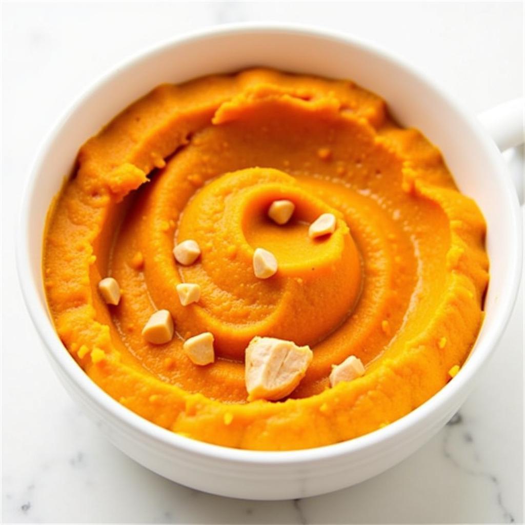 Nutritious Sweet Potato and Chicken Puree