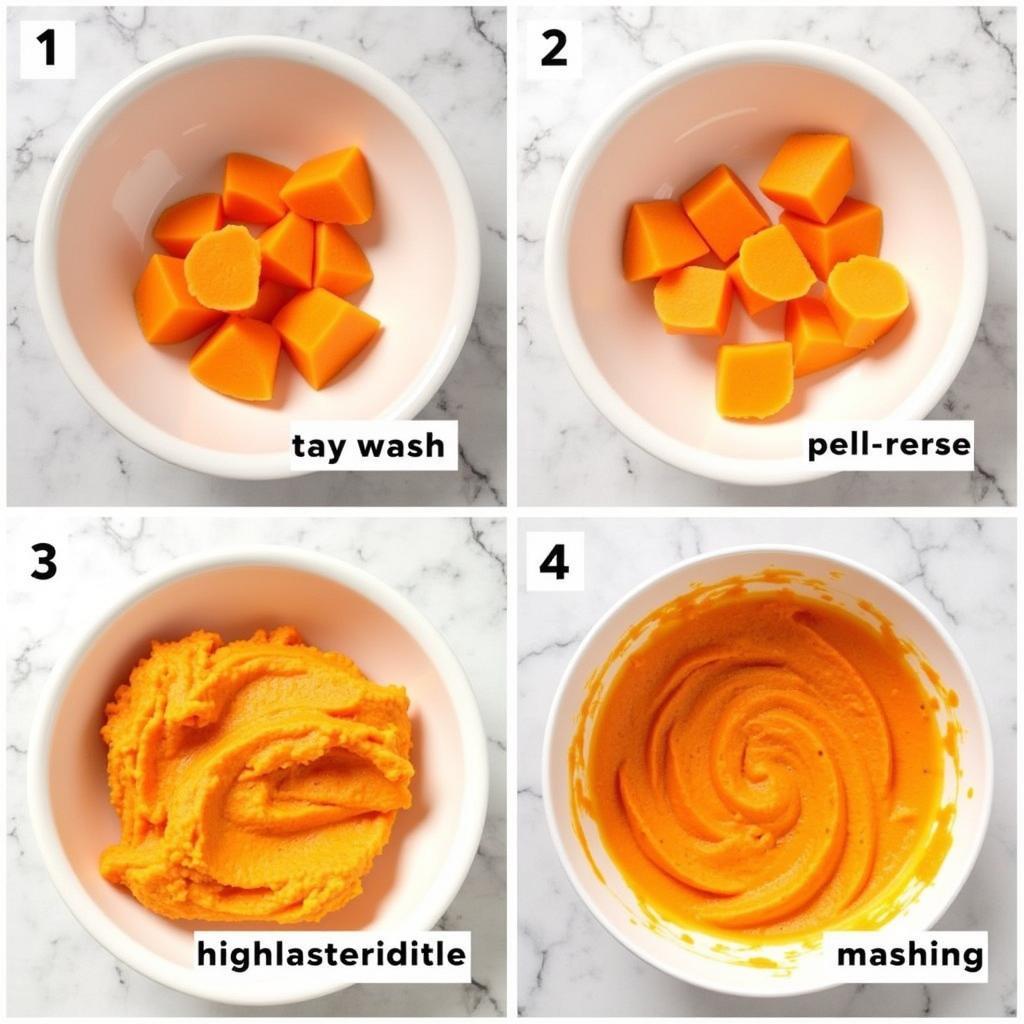 Preparing Sweet Potatoes for Baby Food