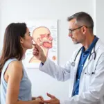 Consulting with a Doctor about Swollen Salivary Glands