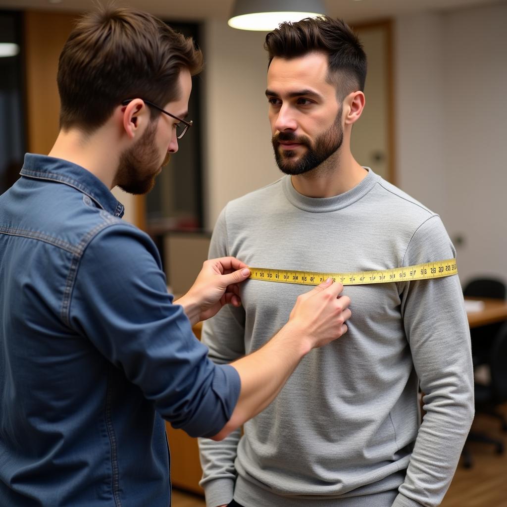 Taking Accurate Measurements for a Men's Sweater