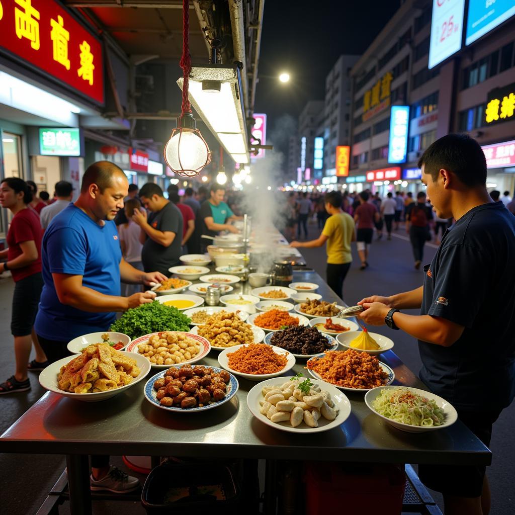 Vibrant Street Food Scene in Tan Binh District