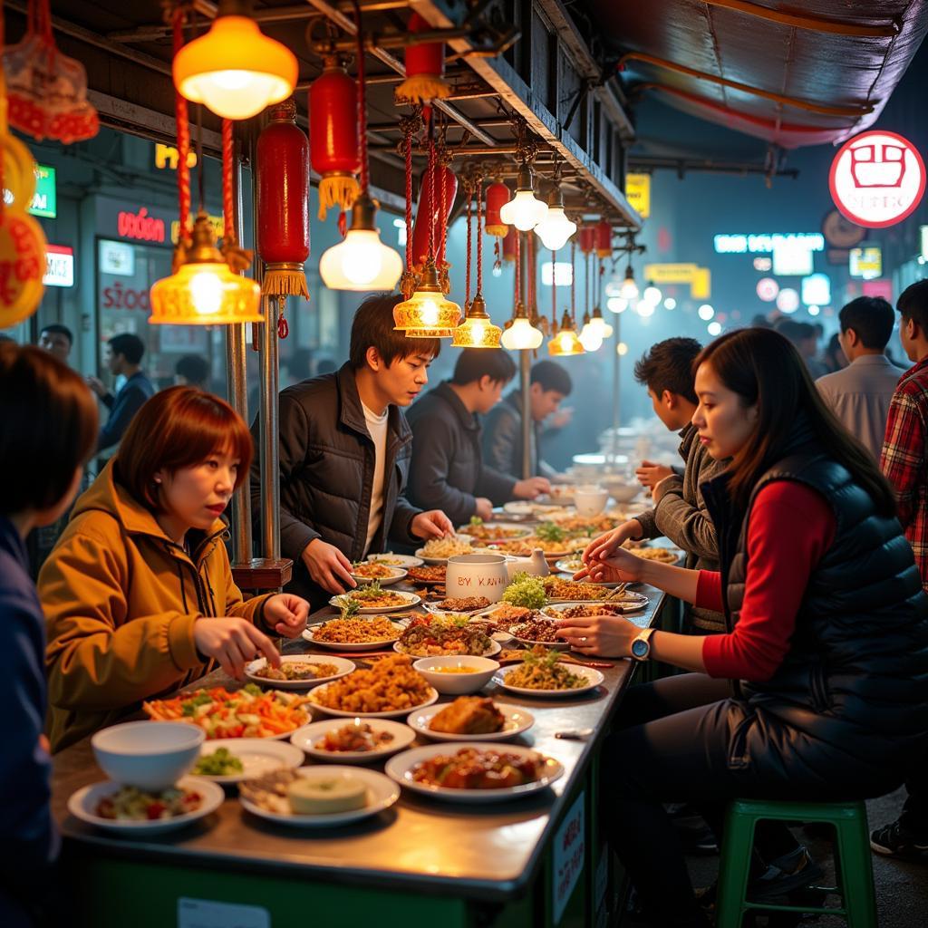 Tay Son Street Food Stalls