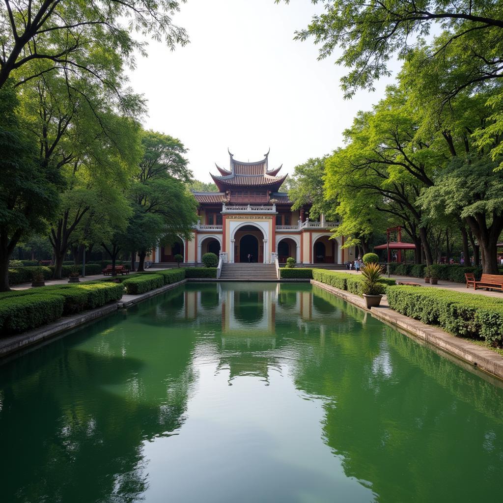 Temple of Literature in Hanoi, Vietnam, a peaceful retreat for contemplation and reflection.