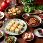 Tet Holiday Feast: Banh Chung and Thit Kho Tau