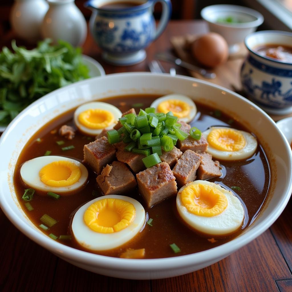 Thit Kho Tau: Braised Pork Belly with Eggs