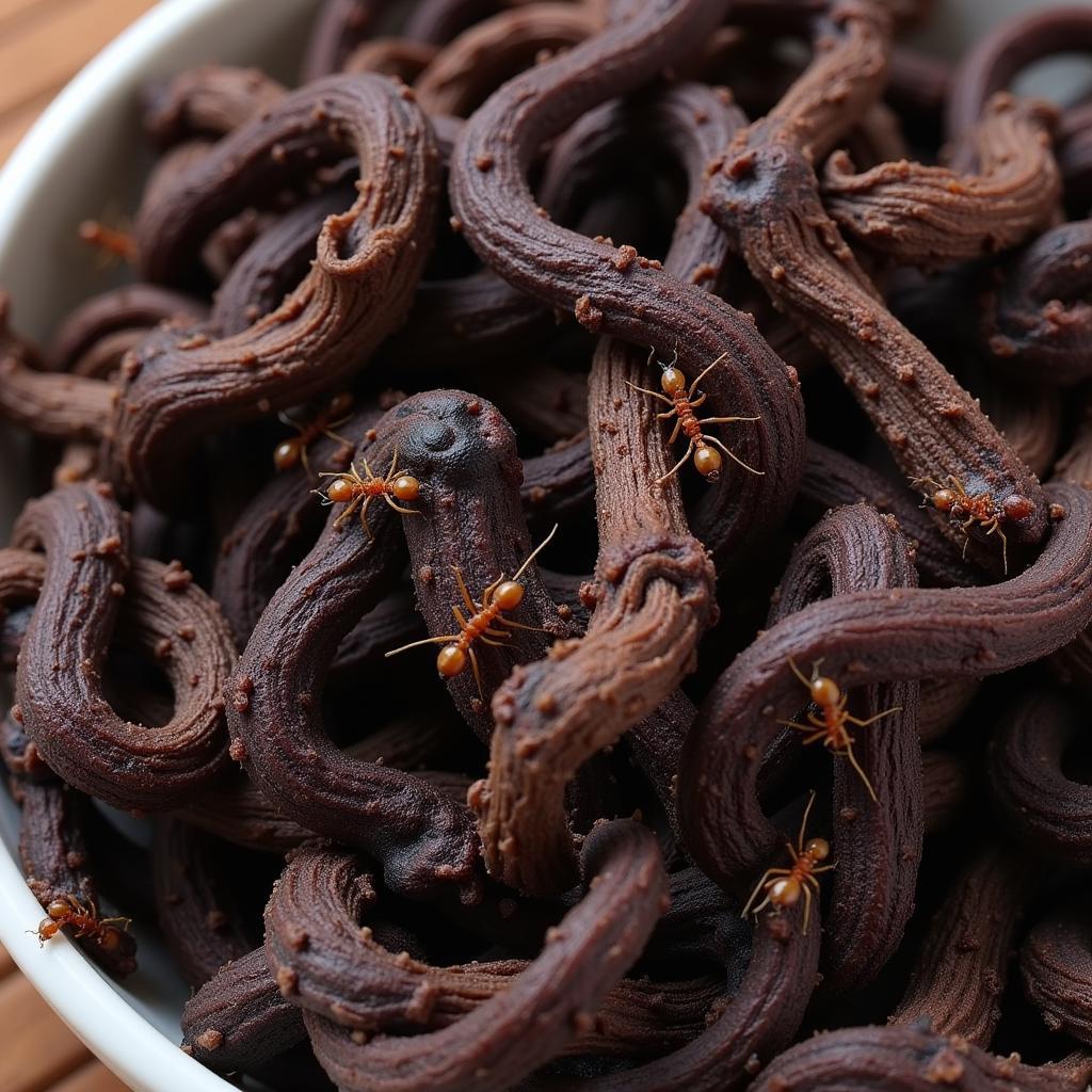 Dried Buffalo Meat (Thịt Trâu Gác Kiến) - A Dien Bien Phu Delicacy