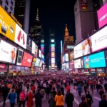 Times Square in New York City